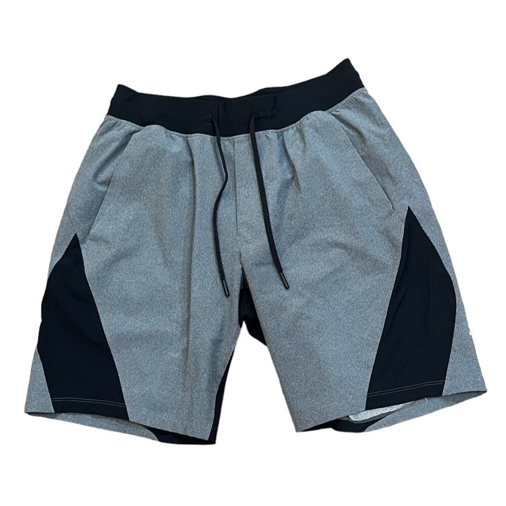 Lululemon Namaste At The Beach Short Heathered Black LM7A10S Size Medium